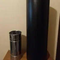 گلدان پلی اتیلن پلیمری فلزی بامبو