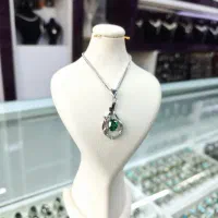 گردنبند نقره زنانه طرح یاقوت|جواهرات|اصفهان, چشمه باقرخان|دیوار