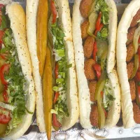 کتلت ، فلافل ، ساندویچ کتلت فلافل و پک پذیرایی