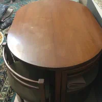 میز نهار خوری|میز و صندلی غذاخوری|کیش, |دیوار