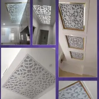 سقف کاذب تایل معرق سی ان سی CNC پی وی سی PVC|مصالح و تجهیزات ساختمان|تهران, بریانک|دیوار