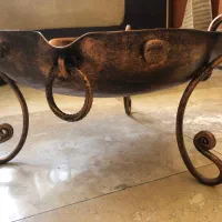 ظرف میوه مسی بزرگ