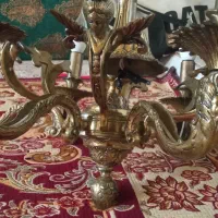 لوستر برنجی فرشته|لوستر و چراغ آویز|بروجرد, |دیوار