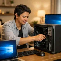 نصب و تعمیر و حل مشکلات سیستم و لپتاپ