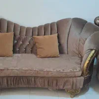 مبل ۷ نفره سالم و تمیز|مبلمان خانگی و میز عسلی|بندرعباس, |دیوار