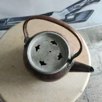 کتری مسی قدیمی|قوری، کتری، قهوهساز دستی|خرمدره, |دیوار