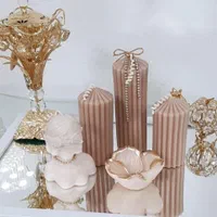 شمع ، ست زیبا با تزیینات|صنایع دستی و سایر لوازم تزئینی|مشهد, آزادشهر|دیوار