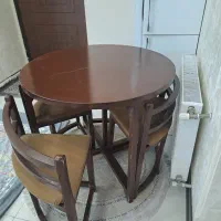 میز غذا خوری۴نفره|میز و صندلی غذاخوری|قم, شهرک امام حسن|دیوار