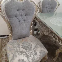 مبل استیل با میزغذاخوری و ساعت|مبلمان خانگی و میز عسلی|تهران, مجیدیه|دیوار