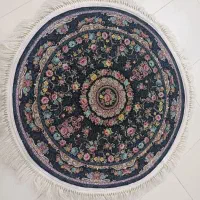 ۲ عدد فرش ۱×۱ گرد