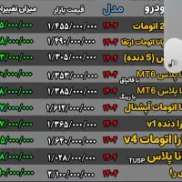 تارا v4 اتوماتیک فول مدل ۱۴۰۴ درحد صفر