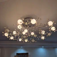 یک عدد لوستر وارداتی همراه با دو دیواری|لوستر و چراغ آویز|تهران, شهرآرا|دیوار