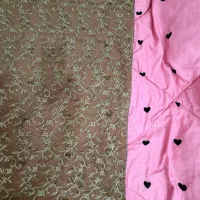 پارچه حریر گلدوزی شده ۵۷در دو متر|لباس|رشت, شالکو|دیوار