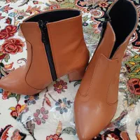 نیم بوت نو سایز ۳۸ رنگ عسلی|کیف، کفش، کمربند|خرم‌آباد, |دیوار