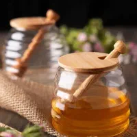 ظرف عسل، درب چوبی