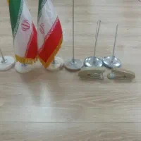 دوعددپرچم رومیزی همراه با استندومنگنه وجاخودکاری