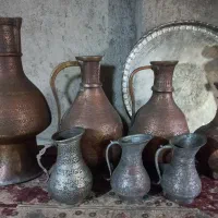 فروش ۸قلم جنس قلم خورده قدیمی مس