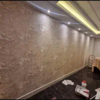 نصب کاغذدیواری و پوستر سه بعدی