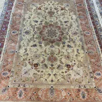 فرش کاشمر گل ابریشم