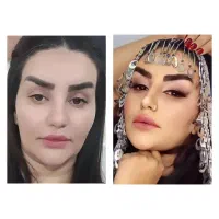 گریم تخصصی عروس،میکاپ های محفلی وشنیون وزلف و...|خدمات آرایشگری و زیبایی|بروجن, |دیوار