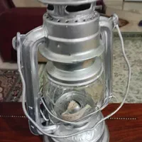 فانوس نفتی قدیمی شیشه بزرگ یکی و یکی برقی