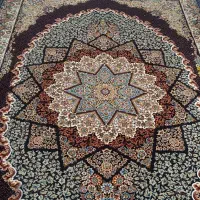 فرش 9 دست بافت گونه اصل کاشان