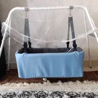 گهواره ننو در حد نو|تخت و صندلی بچه|قرچک, مهدیه|دیوار