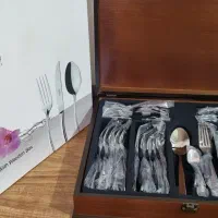 ست قاشق و چنگال ناب استیل