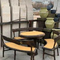 باربیکیو،کبابپز،میزصندلی باغی،اتشکده و آتشدان|میز و صندلی غذاخوری|شیراز, انجیره|دیوار