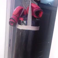 یک دست کامل بارفیکس همراه باکیسه بوکس  و جفت دستکش
