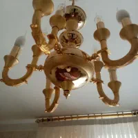 لوستر برنجی و برنزی|لوستر و چراغ آویز|سبزوار, پیروزی|دیوار