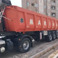 تریلی کمپرسی ۳ محور