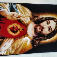 تابلو فرش آنتیک عیسی مسیح