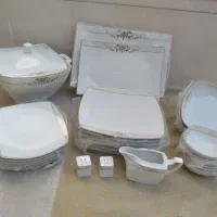 سرویس غذا خوری 12نفره چینی نو