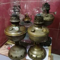 کلکسیون عتیقه چراغ های گردسوزعتیقه وقدیمی