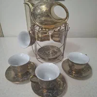سرویس چای خوری طلایی