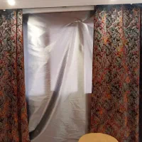 پرده ورساچه نو اوریجینال بهمراه زیرپرده