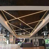 سقف کشسان، برند PVC،لابل،نورپردازی حرفه ای