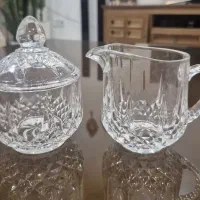 قندان و شکرریز کریستال لانگ شامپ