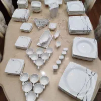 سرویس چینی استخوانی  18 نفره 122 پارچه