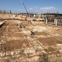 زمین 280متری درب حیاط  جابه