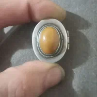 انفیه‌ نقره استرلینگ عتیقه مکزیک (Taxco) دهه۱۹۵۰