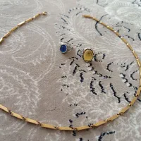 فروش فوری گردنبند و دستبند ست+ساعت + انگشتر|بدلیجات|قائن, |دیوار