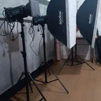 کیت کامل نورپردازی Godox400ژول Qs