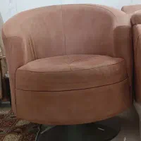 صندلی راحتی چرخشی|مبلمان خانگی و میز عسلی|قم, پردیسان|دیوار