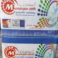 مشکی طلایی سمباده‌ای رنگ پودری استاتیک کوره‌ای