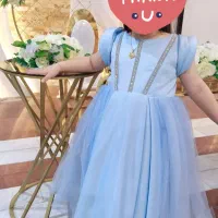 لباس مجلسی دخترانه در حد نو و مزون دوز