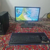 مینی کیس اچ پی به همراه مانیتور ، کیبورد و موس