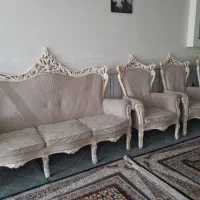 مبلمان سلطنتی ۹ نفره|مبلمان خانگی و میز عسلی|خمینی‌شهر, |دیوار