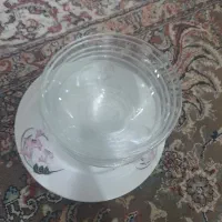 ۶عدد کاسه آبگوشت خوری با یه عدد دیس سالمه ۲۹۰|ظروف سرو و پذیرایی|مشهد, نوید|دیوار